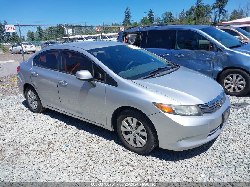 2012 HONDA CIVIC LX