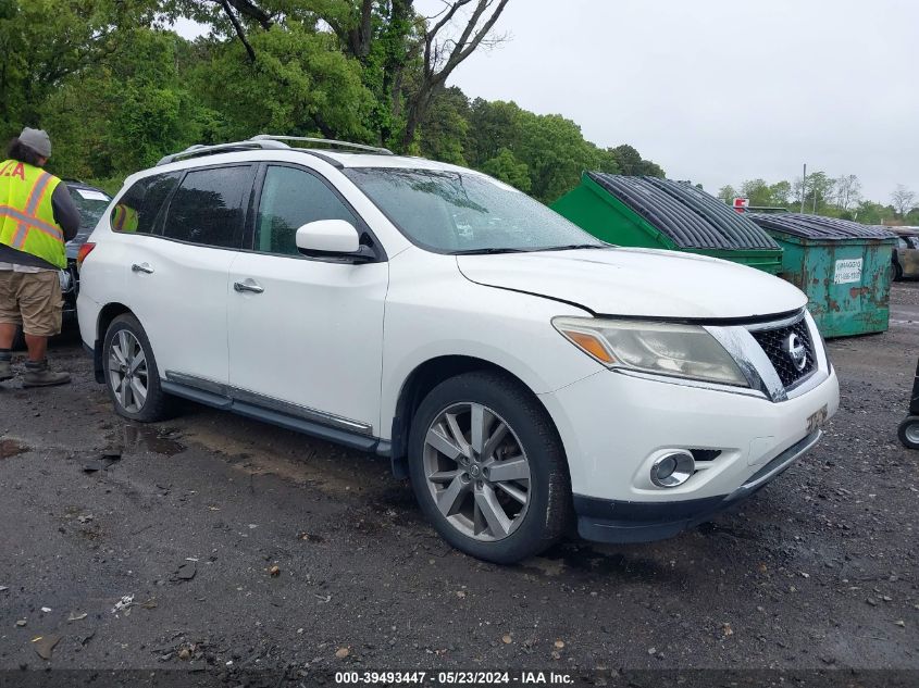 2013 NISSAN PATHFINDER PLATINUM