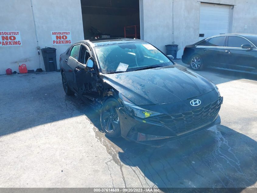 2023 HYUNDAI ELANTRA HYBRID BLUE