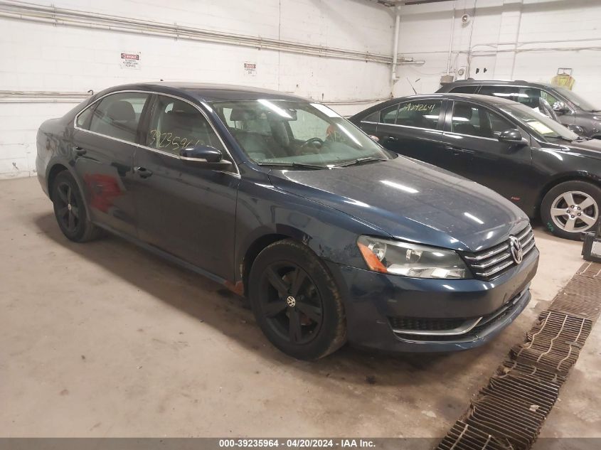 2013 VOLKSWAGEN PASSAT 2.5L SE