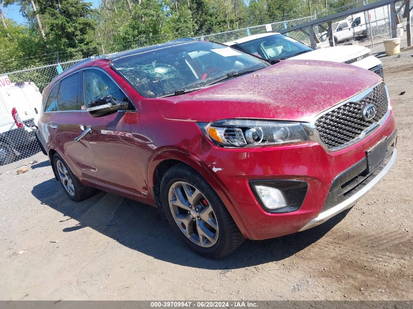 2016 KIA SORENTO 3.3L SX