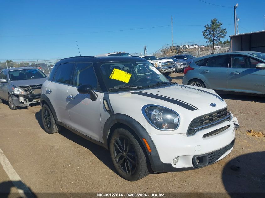 2016 MINI COUNTRYMAN COOPER S