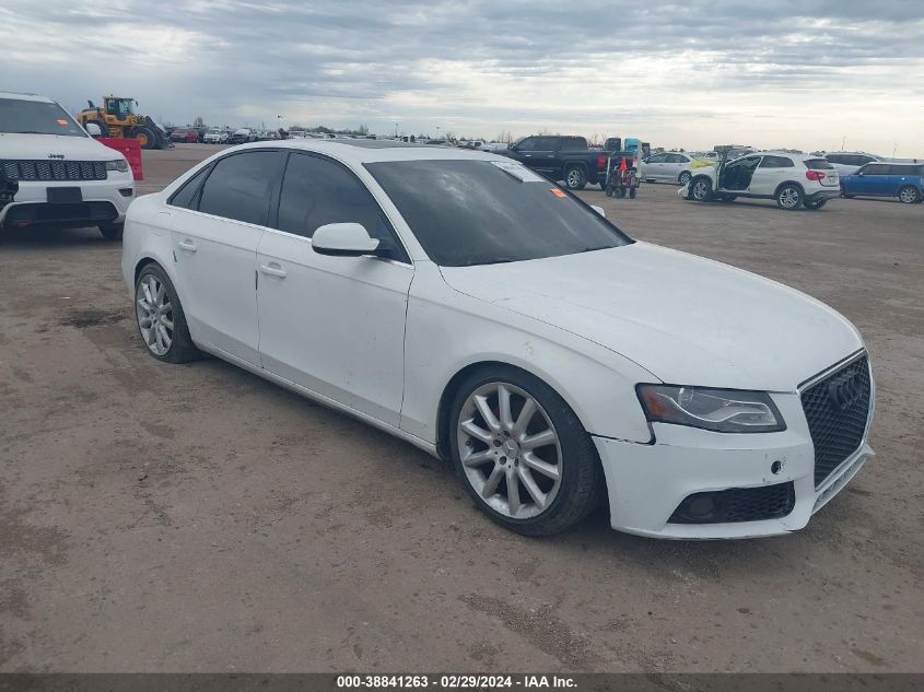 2012 AUDI A4 PREMIUM