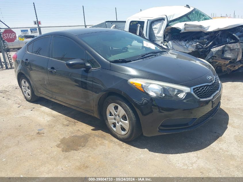 2016 KIA FORTE LX