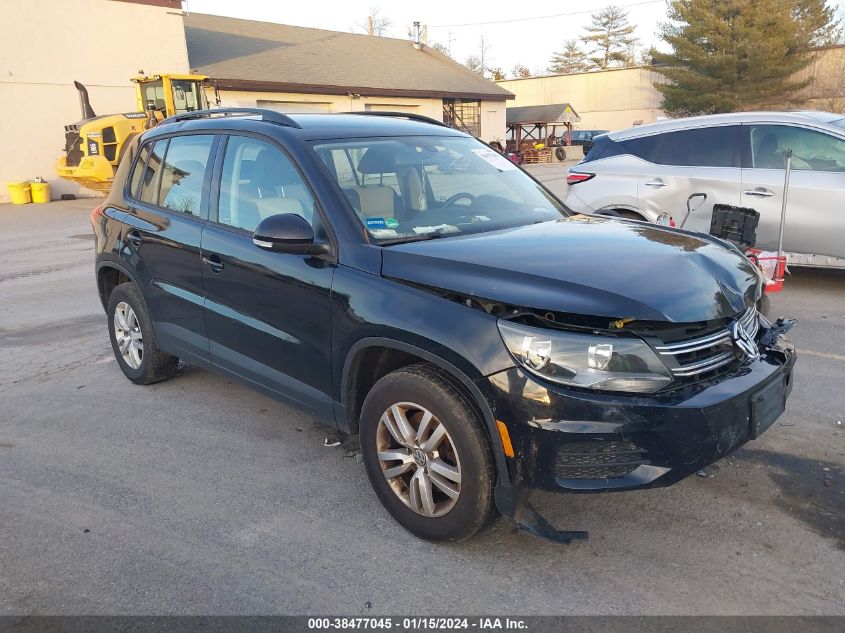 2016 VOLKSWAGEN TIGUAN S