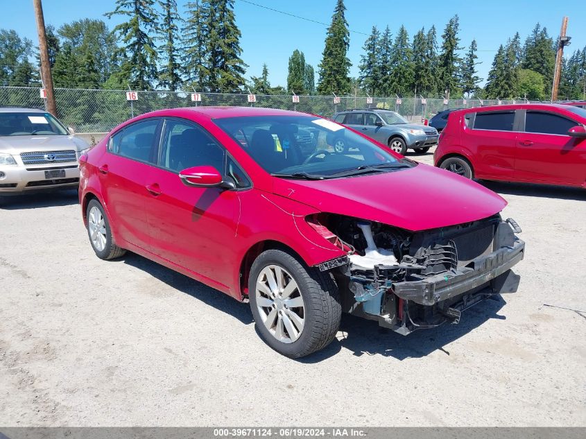 2016 KIA FORTE LX