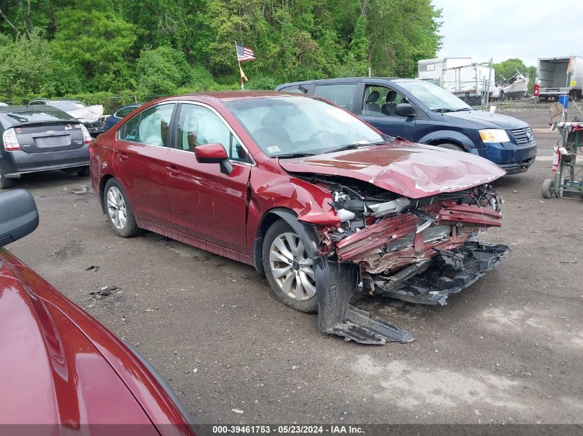 2016 SUBARU LEGACY 2.5I PREMIUM