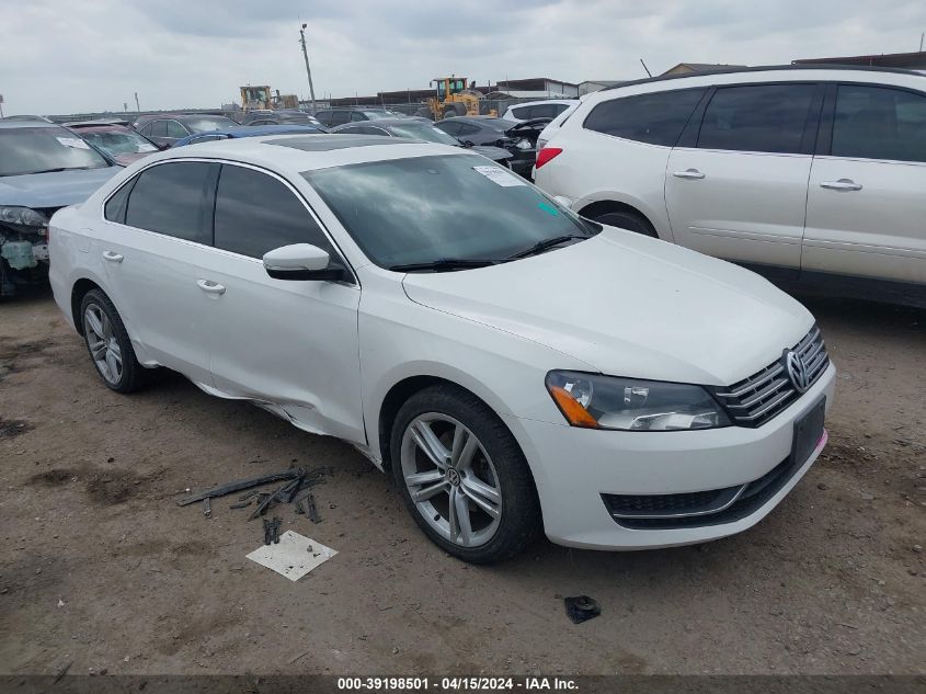 2015 VOLKSWAGEN PASSAT 2.0L TDI SE