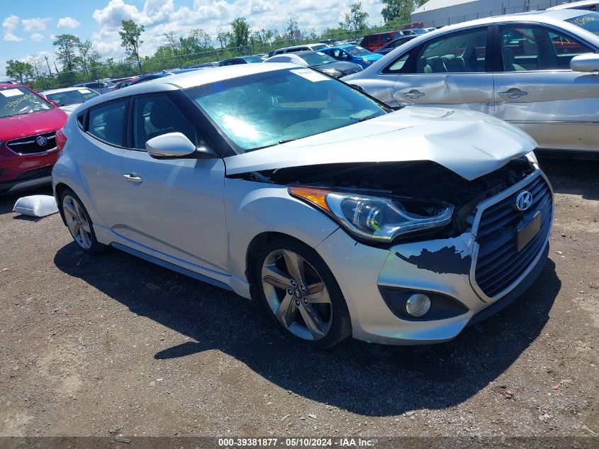 2013 HYUNDAI VELOSTER TURBO W/BLACK