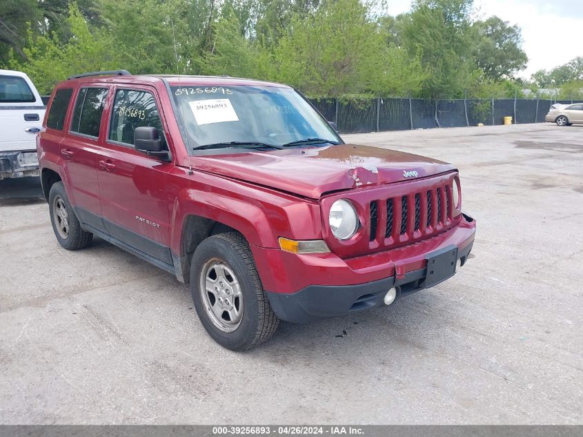 2012 JEEP PATRIOT SPORT