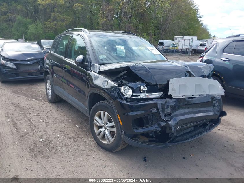 2017 VOLKSWAGEN TIGUAN 2.0T/2.0T S