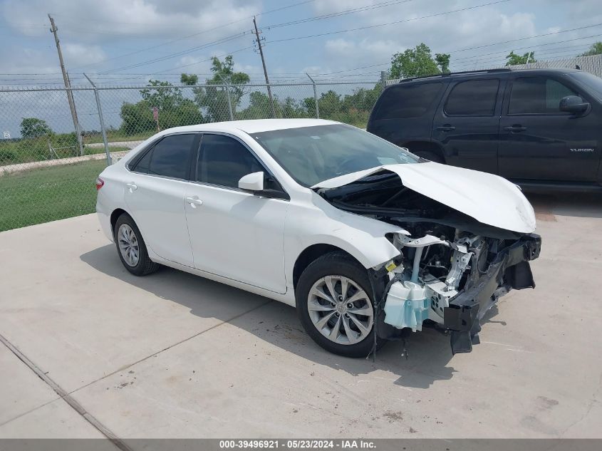 2016 TOYOTA CAMRY LE