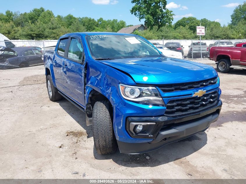 2022 CHEVROLET COLORADO 4WD  SHORT BOX LT