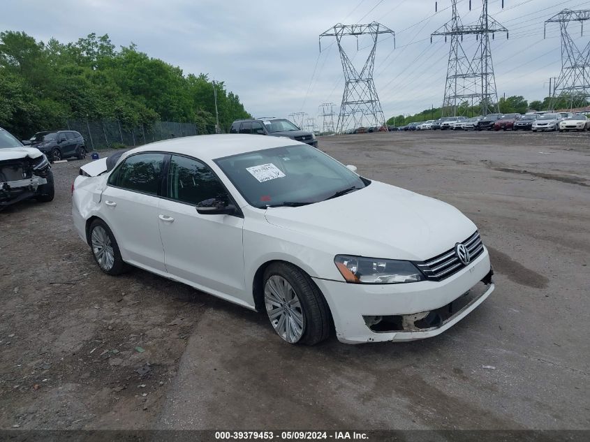 2014 VOLKSWAGEN PASSAT 2.5L S