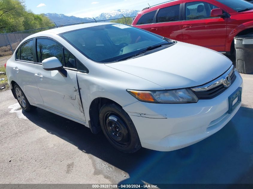 2012 HONDA CIVIC LX