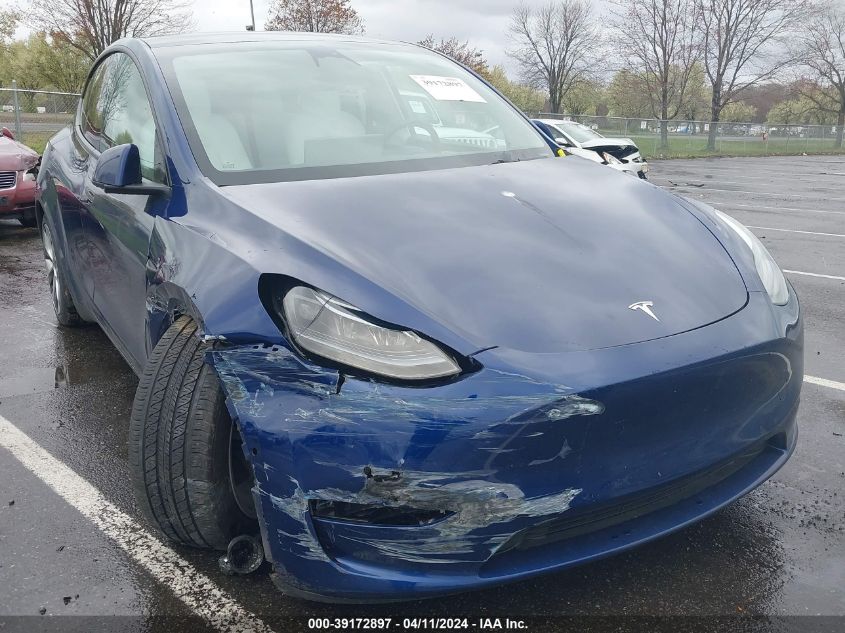 2022 TESLA MODEL Y LONG RANGE DUAL MOTOR ALL-WHEEL DRIVE