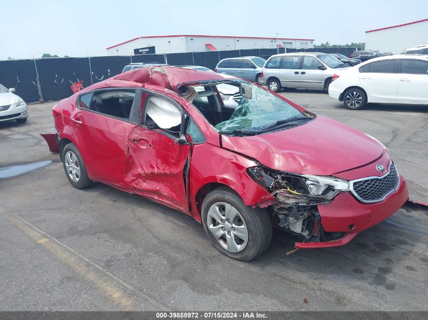 2016 KIA FORTE LX