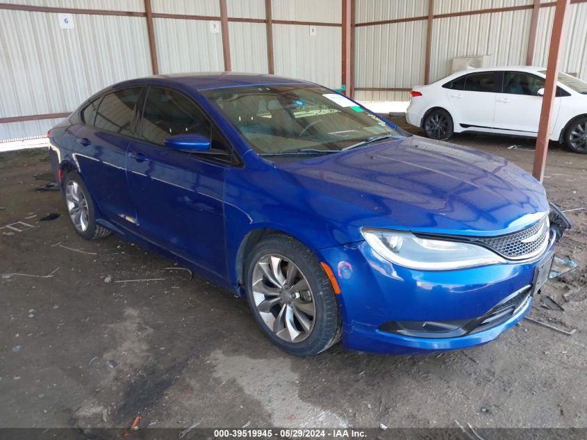 2015 CHRYSLER 200 S