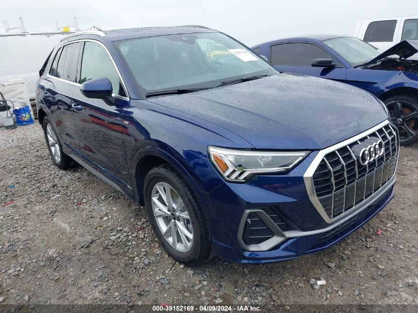 2022 AUDI Q3 PREMIUM PLUS 45 TFSI S LINE QUATTRO TIPTRONIC