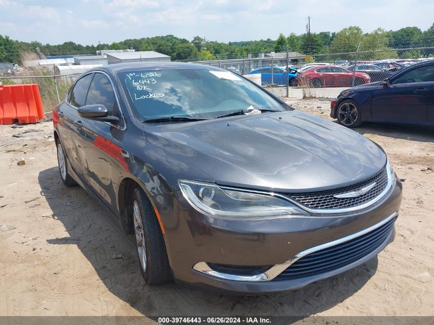 2015 CHRYSLER 200 LIMITED