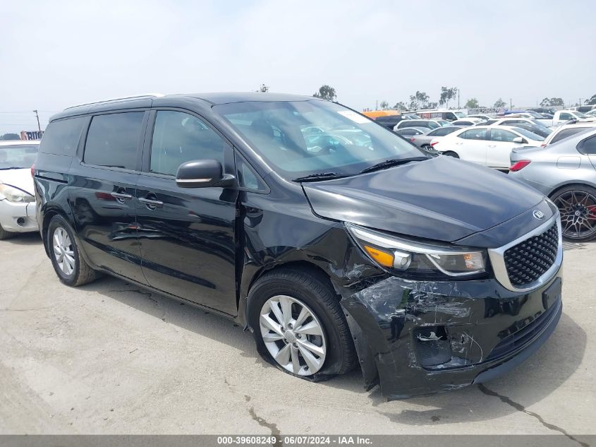 2018 KIA SEDONA LX