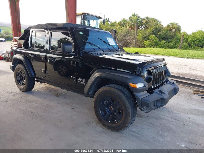 2018 JEEP WRANGLER UNLIMITED SPORT 4X4