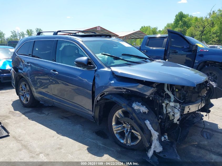 2019 TOYOTA HIGHLANDER LIMITED PLATINUM