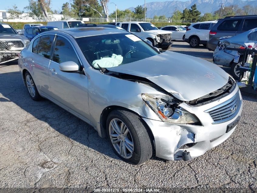 2012 INFINITI G37 JOURNEY