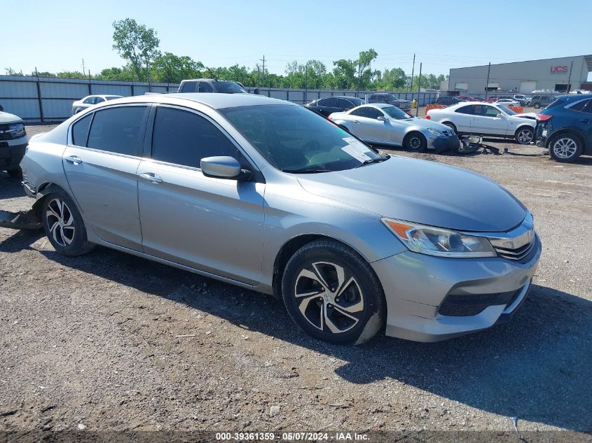 2017 HONDA ACCORD LX