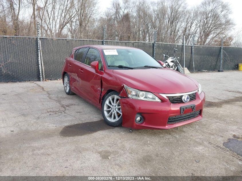 2012 LEXUS CT 200H PREMIUM