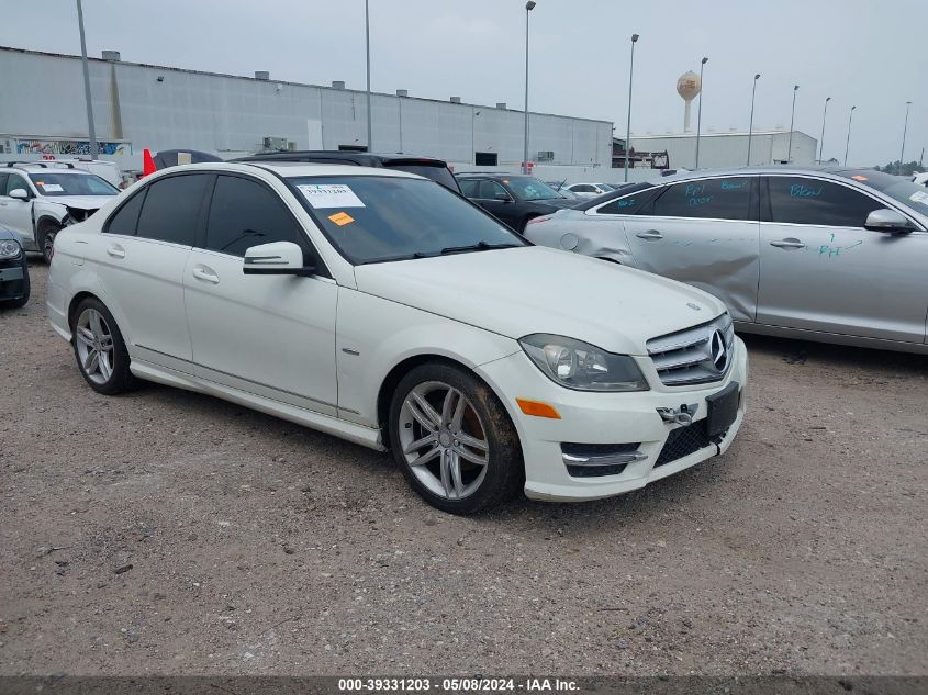 2012 MERCEDES-BENZ C 250