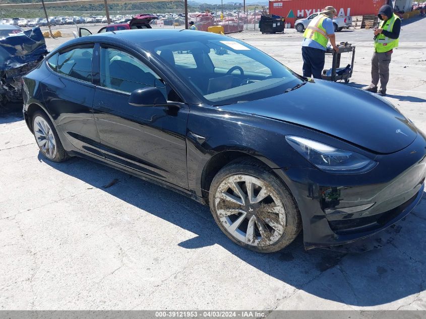 2021 TESLA MODEL 3 STANDARD RANGE PLUS REAR-WHEEL DRIVE