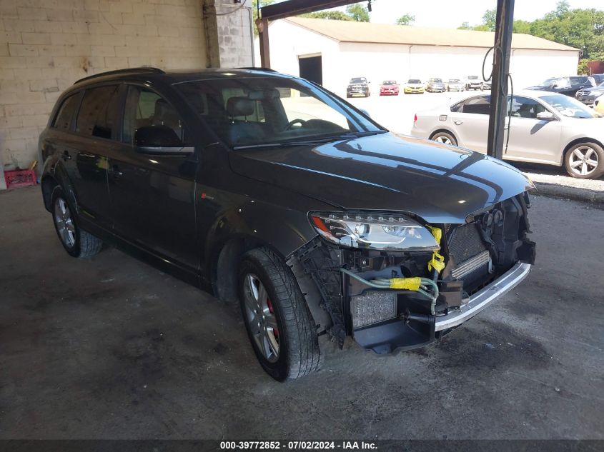 2015 AUDI Q7 3.0T S LINE PRESTIGE