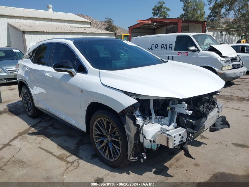 2022 LEXUS RX 350 F SPORT HANDLING