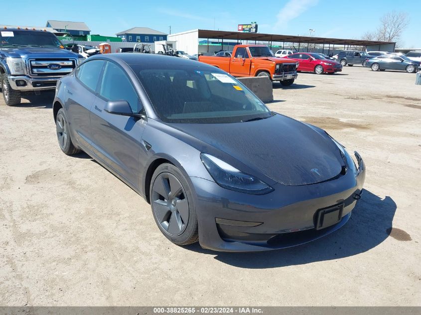 2023 TESLA MODEL 3 REAR-WHEEL DRIVE