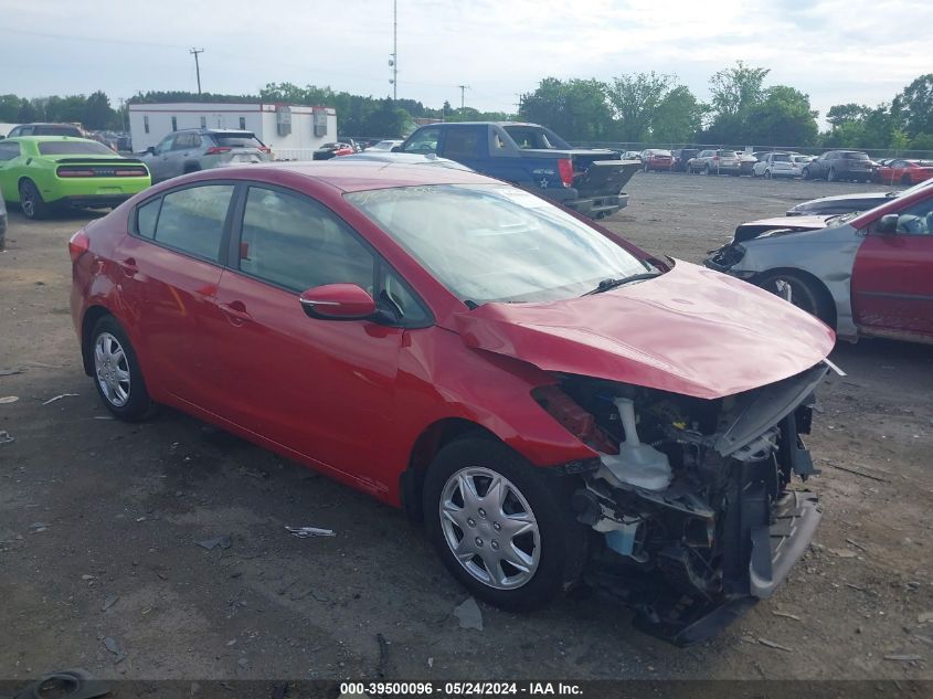 2016 KIA FORTE LX