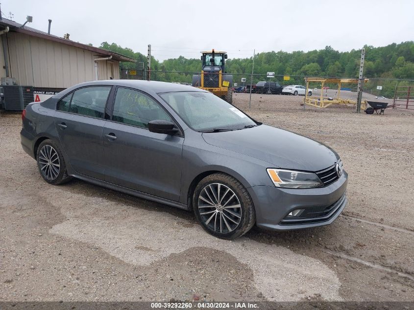 2015 VOLKSWAGEN JETTA 1.8T SPORT