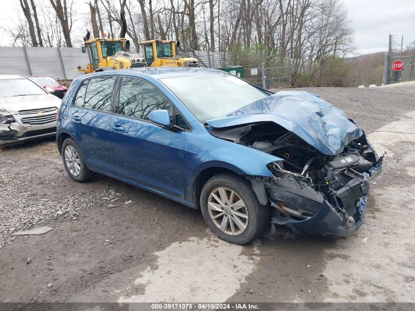 2017 VOLKSWAGEN GOLF TSI S 4-DOOR/TSI SE 4-DOOR/TSI SEL 4-DOOR/TSI WOLFSBURG EDITION 4-DOOR