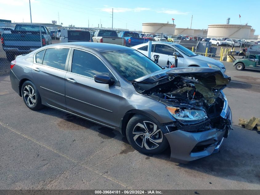 2017 HONDA ACCORD LX