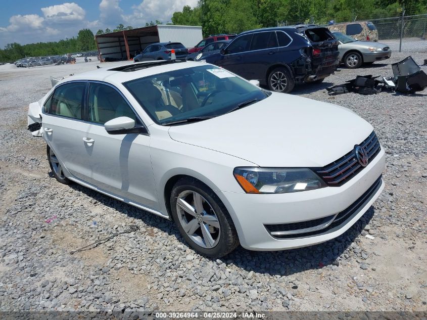 2013 VOLKSWAGEN PASSAT 2.5L SE