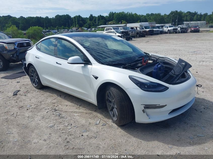 2022 TESLA MODEL 3 REAR-WHEEL DRIVE