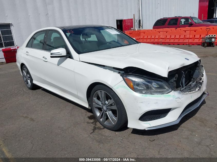 2014 MERCEDES-BENZ E 350 4MATIC