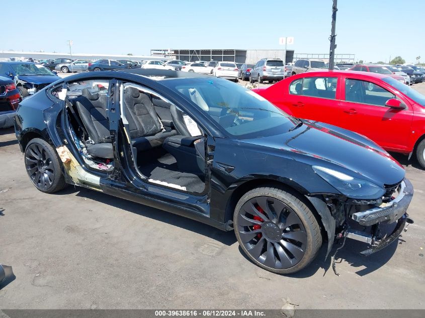 2023 TESLA MODEL 3 PERFORMANCE DUAL MOTOR ALL-WHEEL DRIVE