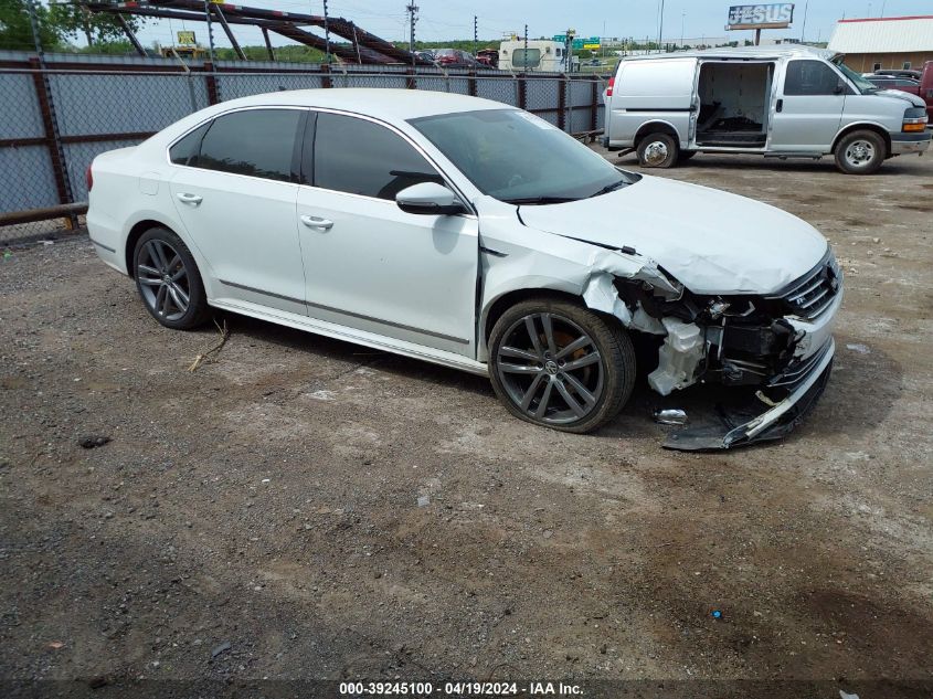 2017 VOLKSWAGEN PASSAT 1.8T R-LINE