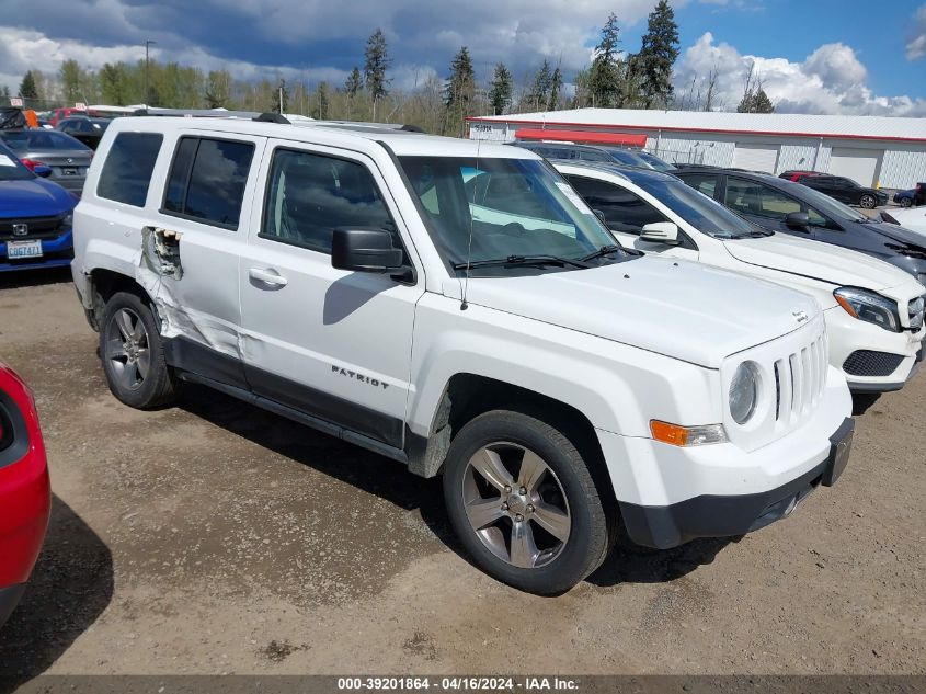 2016 JEEP PATRIOT HIGH ALTITUDE EDITION