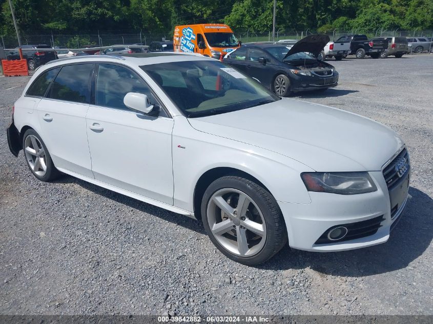 2012 AUDI A4 2.0T PREMIUM