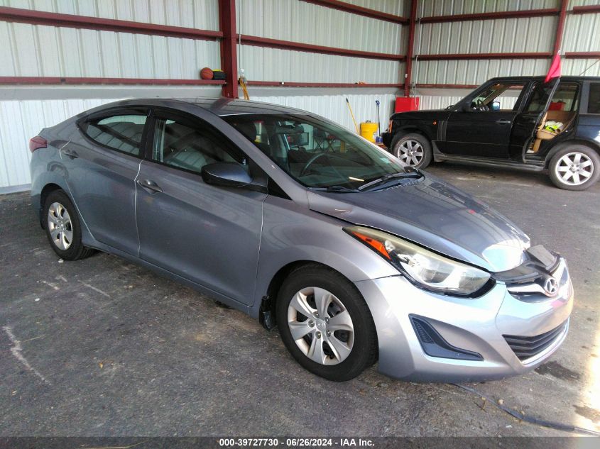 2016 HYUNDAI ELANTRA SE