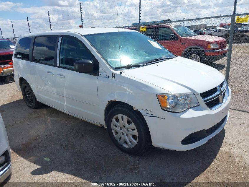 2015 DODGE GRAND CARAVAN SE