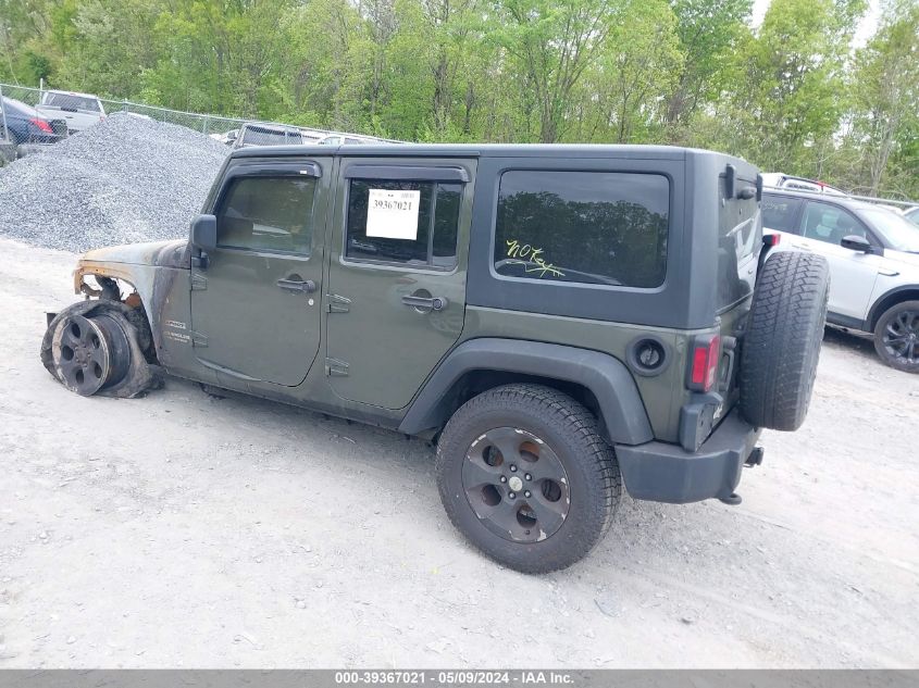 2016 JEEP WRANGLER UNLIMITED SPORT