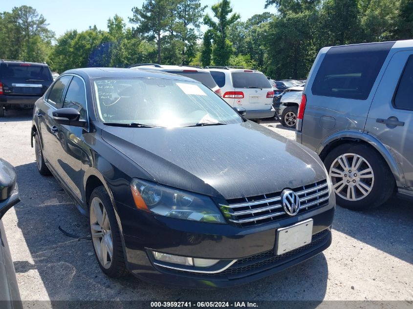 2013 VOLKSWAGEN PASSAT 2.0L TDI SE